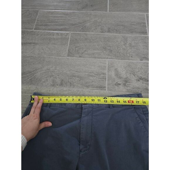 Men's Faherty Chino Shorts Size 36 Blue Gray - Picture 3 of 10